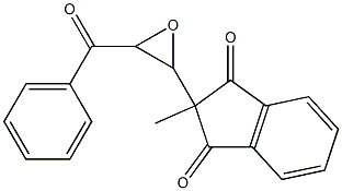 2-(3-benzoyloxiran-2-yl)-2-methylindane-1,3-dione