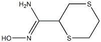 N'-hydroxy-1,4-dithiane-2-carboximidamide 结构式