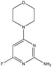 4-fluoro-6-morpholinopyrimidin-2-amine Structure