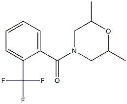 (2,6-dimethylmorpholino)[2-(trifluoromethyl)phenyl]methanone|