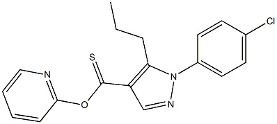 2-pyridyl 1-(4-chlorophenyl)-5-propyl-1H-pyrazole-4-carbothioate
