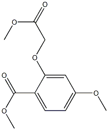 methyl 4-methoxy-2-(2-methoxy-2-oxoethoxy)benzoate Structure