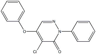 4-chloro-5-phenoxy-2-phenyl-2,3-dihydropyridazin-3-one|