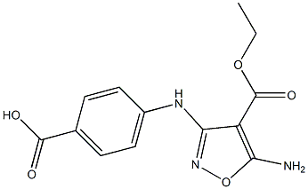  4-{[5-amino-4-(ethoxycarbonyl)isoxazol-3-yl]amino}benzoic acid