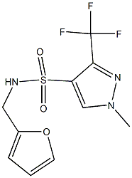 N4-(2-furylmethyl)-1-methyl-3-(trifluoromethyl)-1H-pyrazole-4-sulfonamide