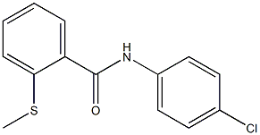 N-(4-chlorophenyl)-2-(methylsulfanyl)benzenecarboxamide Structure