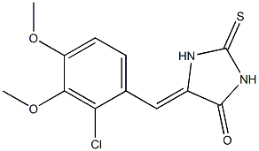 5-(2-chloro-3,4-dimethoxybenzylidene)-2-thioxoimidazolidin-4-one|