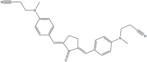 3-[4-[(3-{4-[(2-cyanoethyl)(methyl)amino]benzylidene}-2-oxocyclopentyliden)methyl](methyl)anilino]propanenitrile|