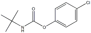 4-chlorophenyl N-(tert-butyl)carbamate Struktur