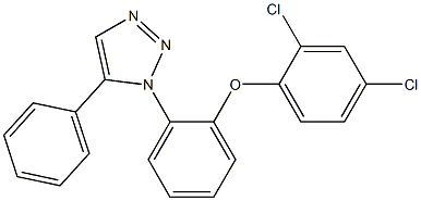 1-[2-(2,4-dichlorophenoxy)phenyl]-5-phenyl-1H-1,2,3-triazole Structure