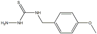 N-(4-methoxybenzyl)hydrazinecarbothioamide 结构式