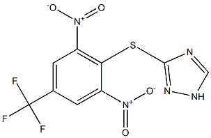 3-{[2,6-dinitro-4-(trifluoromethyl)phenyl]thio}-1H-1,2,4-triazole