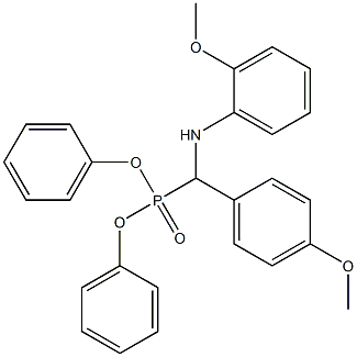 N1-[(diphenylphosphoryl)(4-methoxyphenyl)methyl]-2-methoxyaniline Structure