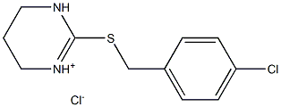 2-[(4-chlorobenzyl)thio]-1,4,5,6-tetrahydropyrimidin-3-ium chloride