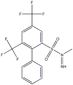 N1-imino(phenyl)methyl-3,5-di(trifluoromethyl)benzene-1-sulfonamide Structure