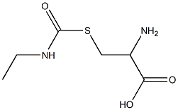 2-amino-3-{[(ethylamino)carbonyl]thio}propanoic acid Structure