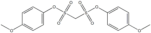 di(4-methoxyphenyl) methanedisulfonate 结构式