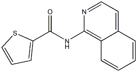 N2-(1-isoquinolyl)thiophene-2-carboxamide Structure