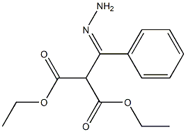 diethyl 2-(2-phenylcarbohydrazonoyl)malonate Struktur