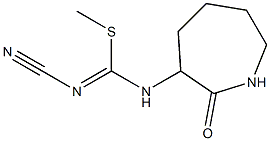  3-{[(cyanoimino)(methylthio)methyl]amino}-2-oxoazepane