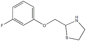 3-fluorophenyl 1,3-thiazolan-2-ylmethyl ether