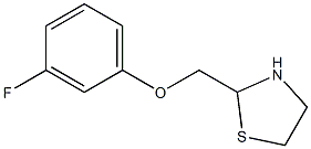 3-fluorophenyl 1,3-thiazolan-2-ylmethyl ether Structure