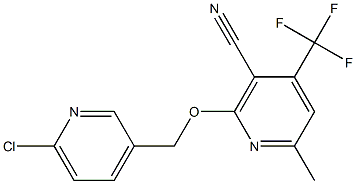 2-[(6-chloro-3-pyridinyl)methoxy]-6-methyl-4-(trifluoromethyl)nicotinonitrile