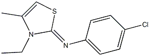 N-(4-chlorophenyl)-N-[(2Z)-3-ethyl-4-methyl-1,3-thiazol-2(3H)-ylidene]amine