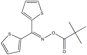 N-[(2,2-dimethylpropanoyl)oxy]-N-[di(2-thienyl)methylene]amine Structure