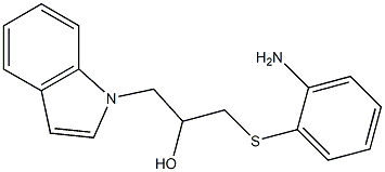 1-[(2-aminophenyl)thio]-3-(1H-indol-1-yl)propan-2-ol