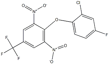 2-(2-chloro-4-fluorophenoxy)-1,3-dinitro-5-(trifluoromethyl)benzene