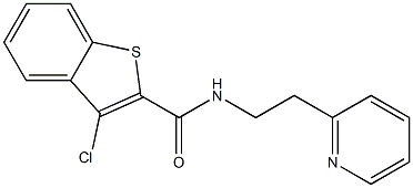 N2-[2-(2-pyridyl)ethyl]-3-chlorobenzo[b]thiophene-2-carboxamide|