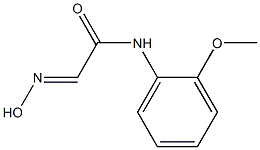 N1-(2-methoxyphenyl)-2-hydroxyiminoacetamide Structure