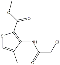 methyl 3-[(2-chloroacetyl)amino]-4-methyl-2-thiophenecarboxylate