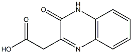 2-(3-oxo-3,4-dihydro-2-quinoxalinyl)acetic acid Struktur