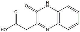 2-(3-oxo-3,4-dihydro-2-quinoxalinyl)acetic acid 化学構造式