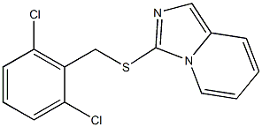 3-[(2,6-dichlorobenzyl)thio]imidazo[1,5-a]pyridine Structure