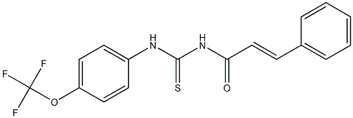 N-cinnamoyl-N'-[4-(trifluoromethoxy)phenyl]thiourea