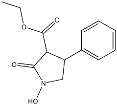 ethyl 1-hydroxy-2-oxo-4-phenyl-3-pyrrolidinecarboxylate Structure