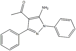 1-(5-amino-1,3-diphenyl-1H-pyrazol-4-yl)ethan-1-one