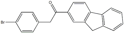 2-(4-bromophenyl)-1-(9H-fluoren-2-yl)ethan-1-one Structure