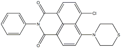 6-chloro-2-phenyl-7-(1,4-thiazinan-4-yl)-2,3-dihydro-1H-benzo[de]isoquinoline-1,3-dione