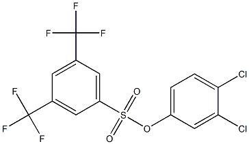 3,4-dichlorophenyl 3,5-di(trifluoromethyl)benzene-1-sulfonate