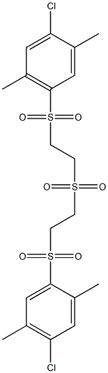  1-chloro-4-{[2-({2-[(4-chloro-2,5-dimethylphenyl)sulfonyl]ethyl}sulfonyl)ethyl]sulfonyl}-2,5-dimethylbenzene