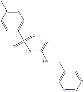 3-{[({[(4-methylphenyl)sulfonyl]amino}carbonyl)amino]methyl}pyridine