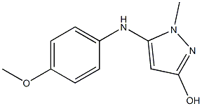  5-(4-methoxyanilino)-1-methyl-1H-pyrazol-3-ol