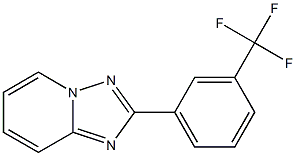 2-[3-(trifluoromethyl)phenyl][1,2,4]triazolo[1,5-a]pyridine 结构式