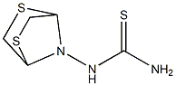 N-(2,5-dithia-7-azabicyclo[2.2.1]hept-7-yl)thiourea 结构式