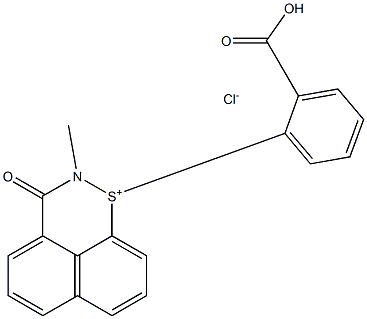 1-(2-carboxyphenyl)-2-methyl-3-oxo-2,3-dihydronaphtho[1,8-de][1,2]thiazin-1-ium chloride