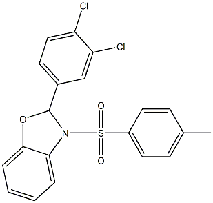 2-(3,4-dichlorophenyl)-3-[(4-methylphenyl)sulfonyl]-2,3-dihydro-1,3-benzoxazole